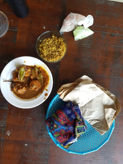 Home-made Achar Gosht by Uswa Delight was served to WordPress freelancer via Foodpanda on Saturday, 27 January, 2024, at The e-Earn Workspace Faisalabad.